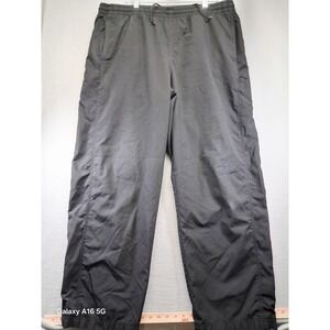 Nike Men Pants Black Drawstring Stretchy Waist Size XL RN#56323